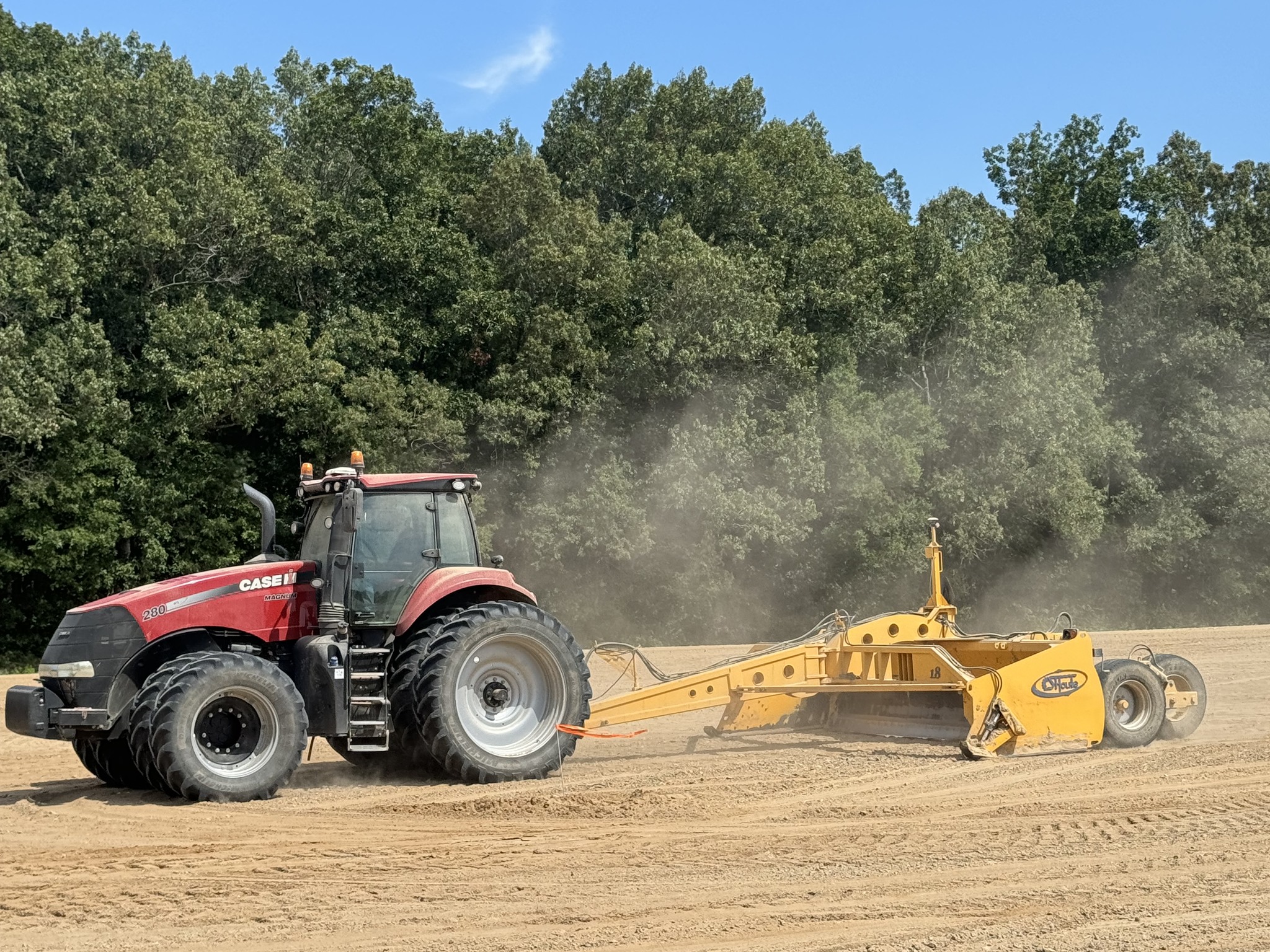 Dirt Pan Depot Topcon GPS solutions in action across Poinsett County Dirt Pan Depot Topcon GPS solutions in action across Poinsett County