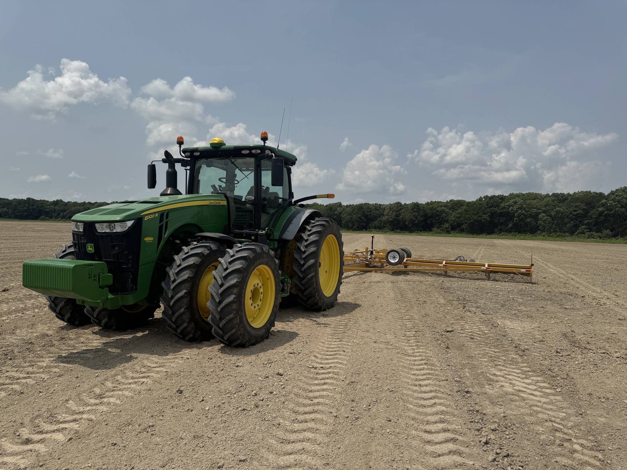 Topcon GPS positioning systems on equipment at Dirt Pan Depot, Marked Tree, AR Topcon GPS positioning systems on equipment at Dirt Pan Depot, Marked Tree, AR