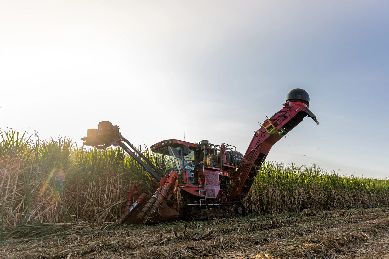 Topcon X25 AGI-4 GPS on sugarcane harvest equipment Topcon X25 AGI-4 GPS on sugarcane harvest equipment
